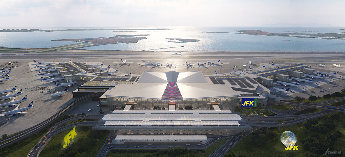 ニューヨーク・JFK空港、新ターミナル・ワンが2022年に着工