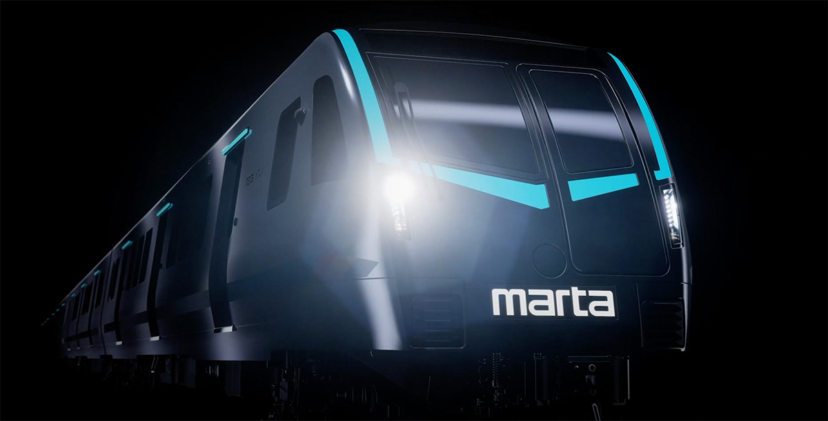 MARTA、2023年以降に運行開始する新型電車のデザインを発表