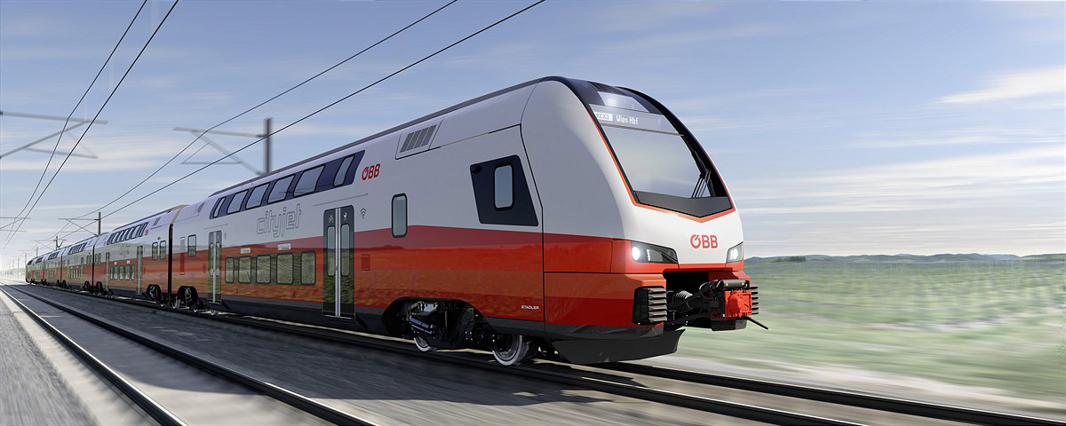 オーストリア連邦鉄道、2026年からシティジェットに２階建て電車を導入！